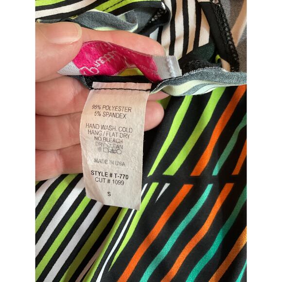 Pretty Woman Small Artsy Geometric Boho Tunic Asymmetrical - Picture 6 of 7